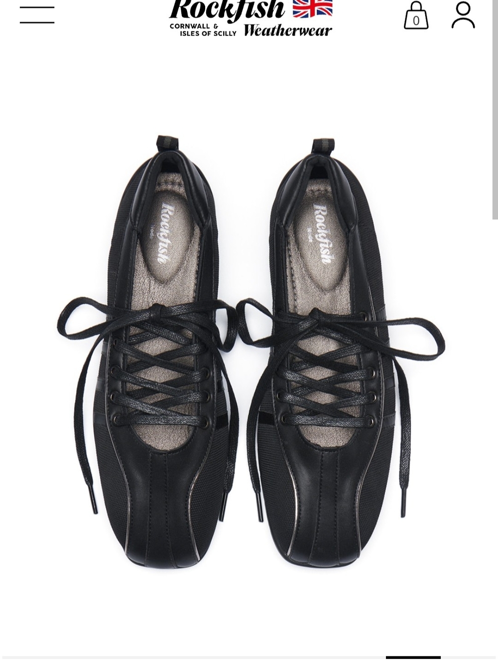 Rockfish Women's Lace-Up Ballerina Sneakers
